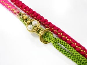 正絹　振袖用　手組帯締め